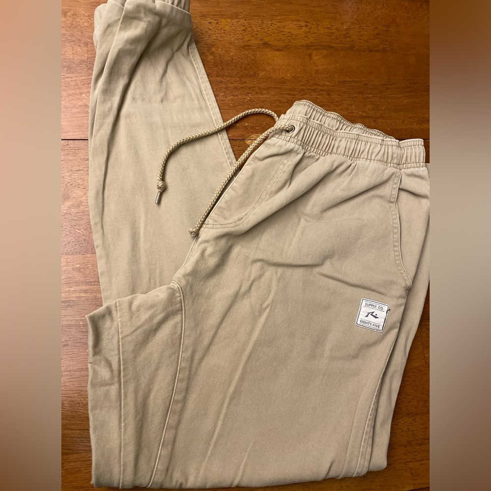 Sz 36 Rusty Tan Chino Drawstring Pants